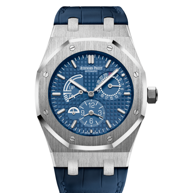 Audemars Piguet Royal Oak Dual Time Edelstahl Blue