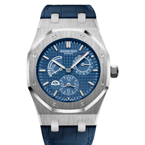 Audemars Piguet Royal Oak Dual Time Edelstahl Blue
