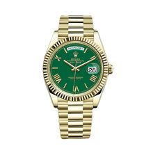 Rolex DAY-DATE 40MM PRESIDENT 18K Gelbgold SILVER ROMAN DIAL