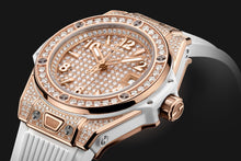 Hublot Big Bang ONE CLICK KING GOLD WHITE FULL PAVÉ