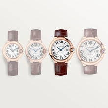 Cartier Ballon Bleu de Cartier Silvered guilloché lacquered opaline dial 36 mm