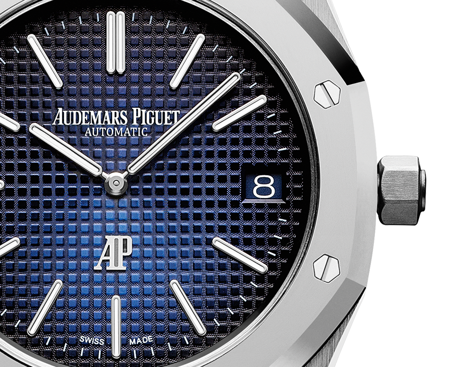 Audemars Piguet ROYAL OAK “JUMBO” Smoked Blaues Zifferblatt 39mm