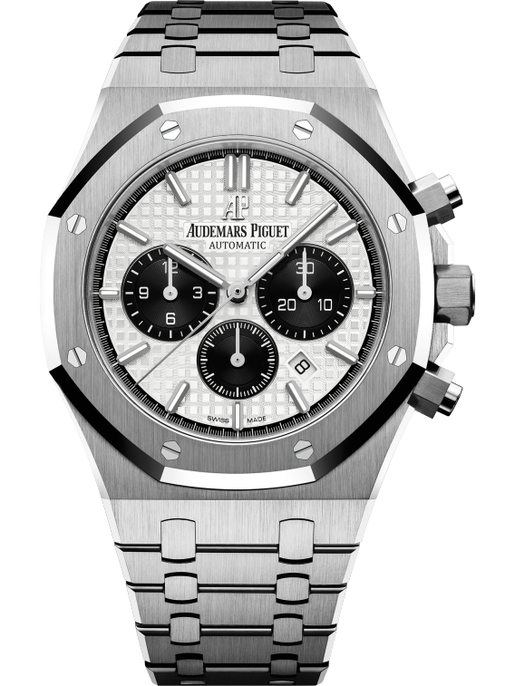 Audemars Piguet ROYAL OAK PANDA Weißes Zifferblatt CHRONOGRAPH 41mm