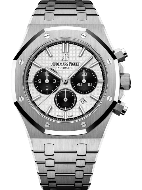 Audemars Piguet ROYAL OAK PANDA Weißes Zifferblatt CHRONOGRAPH 41mm
