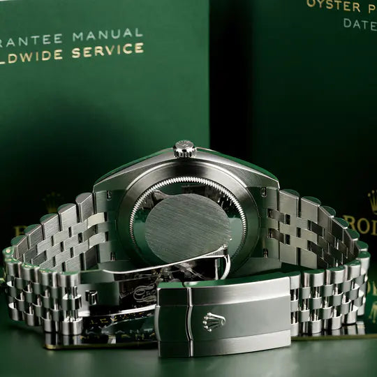 Rolex DATEJUST 41 Oyster, 41 mm, Oystersteel and Weißgold