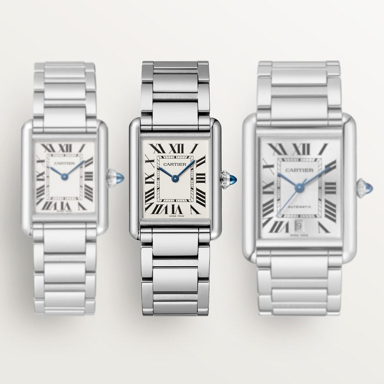 Cartier Tank Must de Cartier Large model Silvered dial 33.7 mm
