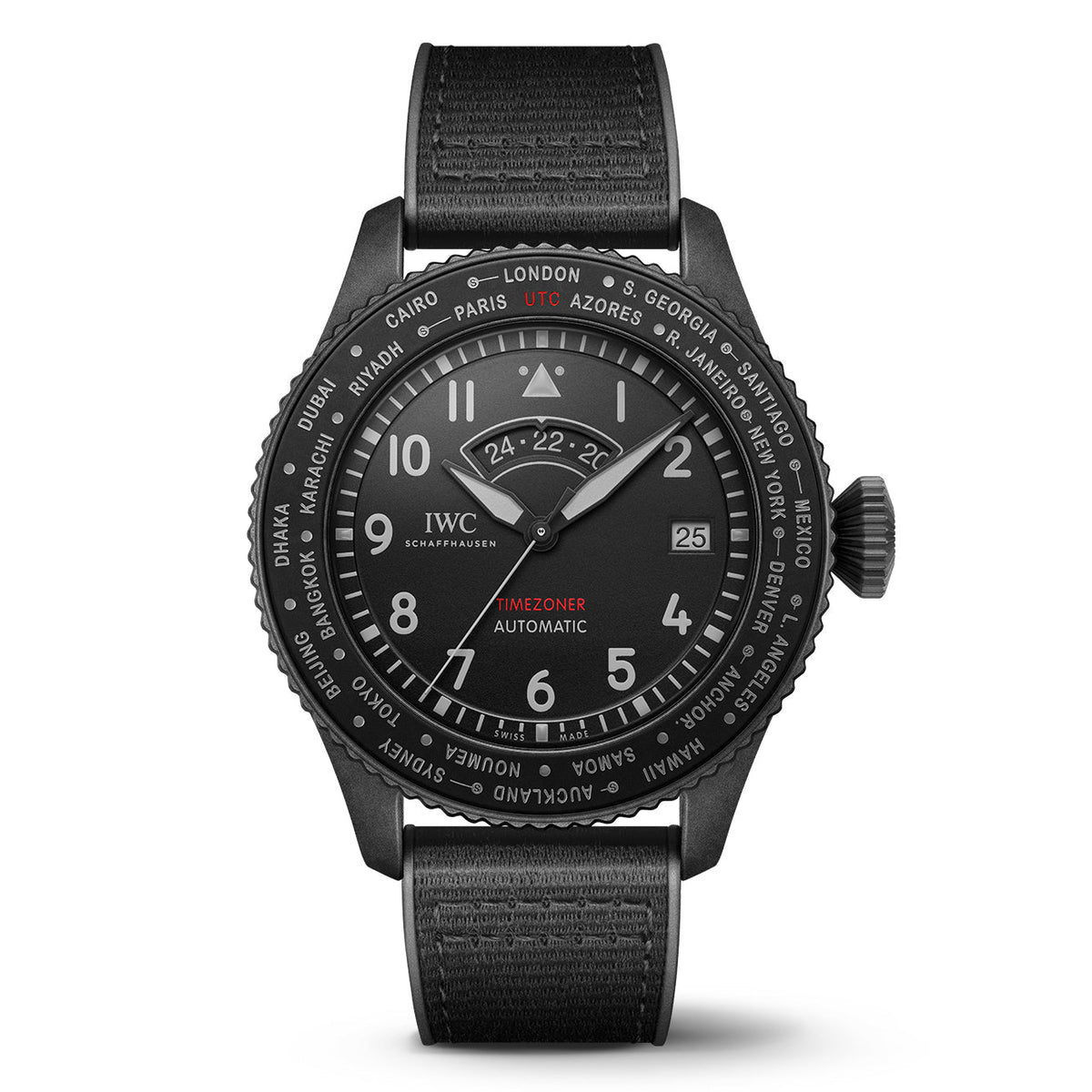IWC Pilot's Timezoner TOP GUN Ceratanium