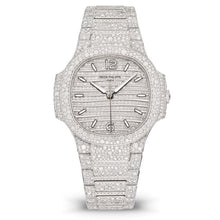 Patek Philippe Nautilus Haute Joaillerie Ladies Automatic , 18K Weißgold and Diamanten, 35,2mm