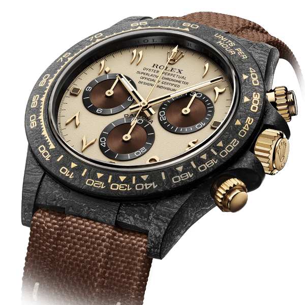 Rolex Daytona Dew Collection Carbon Desert Eagle Arabic Premium Super Carbon Fiber Customized Edition Cos