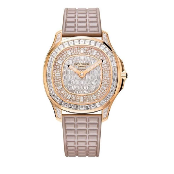 Patek Philippe Aquanaut Luce Haute Joaillerie, 18k Roségold with 313 Diamanten ~7,9ct, 38,8mm