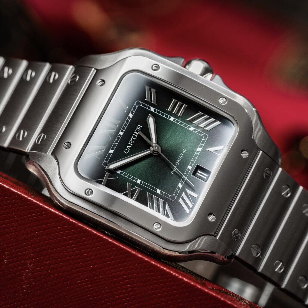 Cartier Santos Large Grün