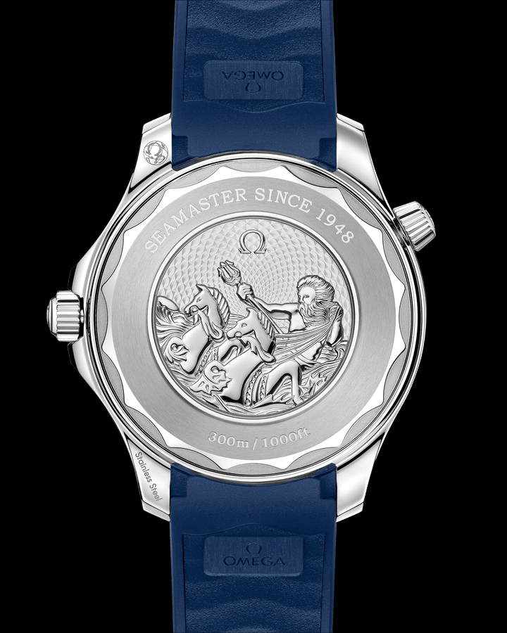 Omega Seamaster Series 300m diving 42mm, Edelstahl case with Kautschukarmband