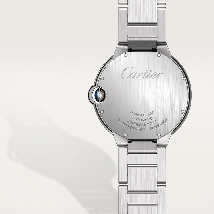 Cartier Ballon Bleu de Cartier Silver guilloché dial 42 mm