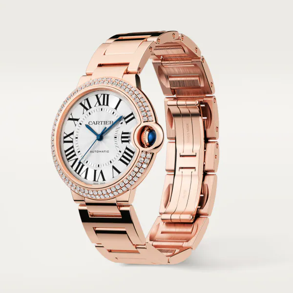 Cartier BALLON BLEU Diamanten Roségold 36mm