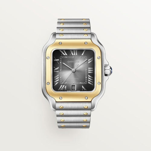 Cartier Santos de Cartier Large model Anthracite gray dial 39.8 mm