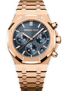 Audemars Piguet ROYAL OAK Pink Gold “Bleu nuit nuage 50” Dial CHRONOGRAPH 41mm