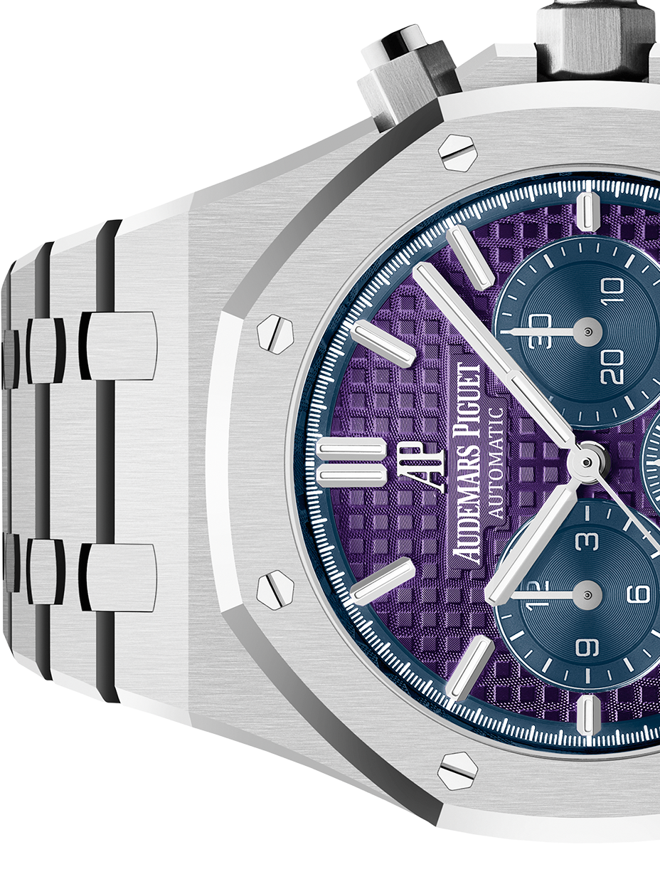 Audemars Piguet ROYAL OAK Plum purple dial CHRONOGRAPH 41mm