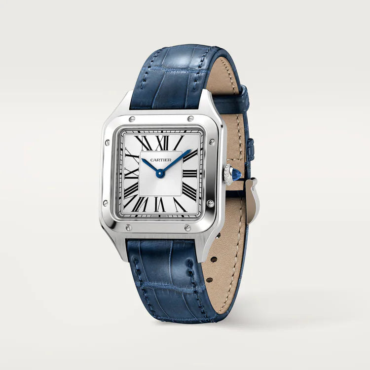 Cartier SANTOS-DUMONT Blau Strap 38mm