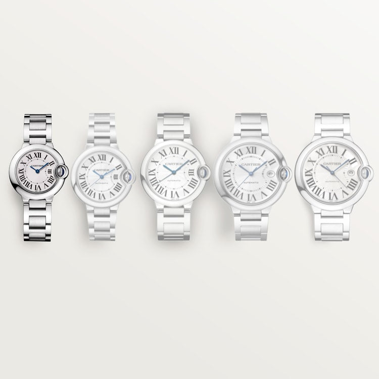 Cartier Ballon Bleu de Cartier Silvered opaline dial 28 mm