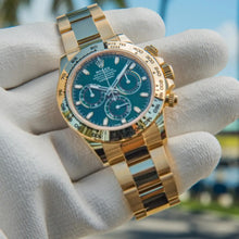 Rolex Cosmograph Daytona Oyster Gelbgold Green Replica