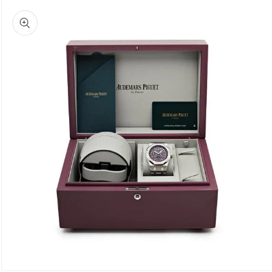 Audemars Piguet AP Royal Oak Diamanten Set Edelstahl 41mm Pink Dial