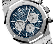Audemars Piguet ROYAL OAK Blaues Zifferblatt CHRONOGRAPH 41mm