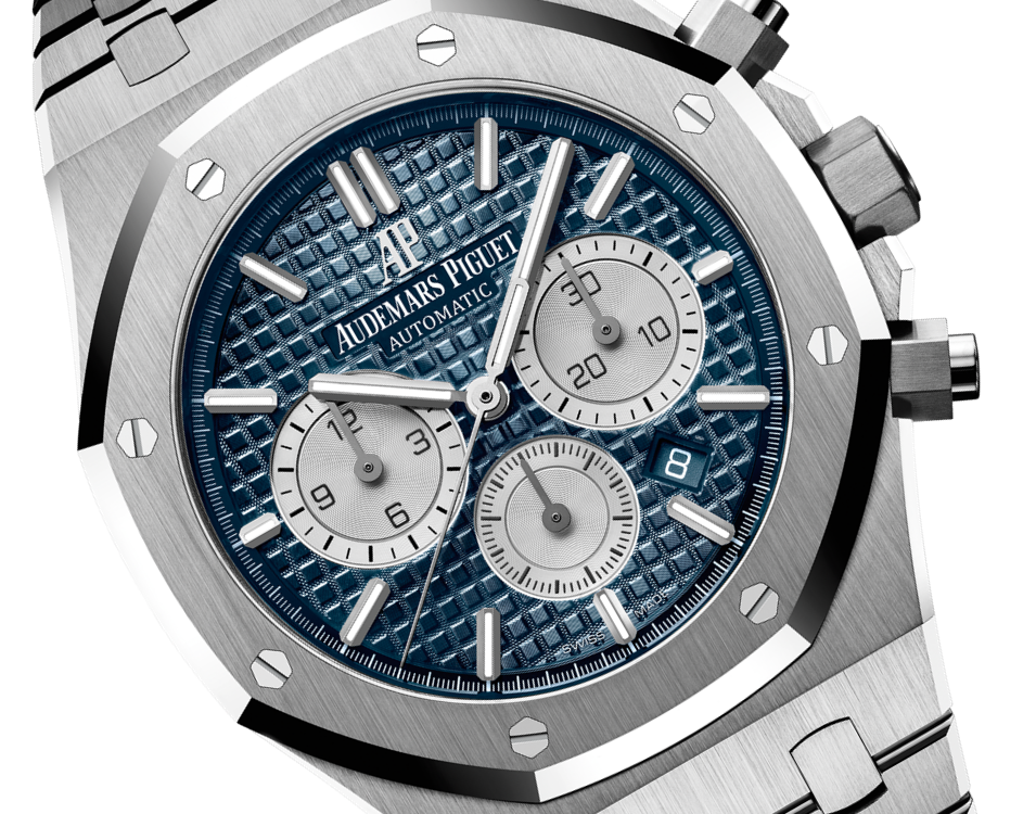 Audemars Piguet ROYAL OAK Blaues Zifferblatt CHRONOGRAPH 41mm