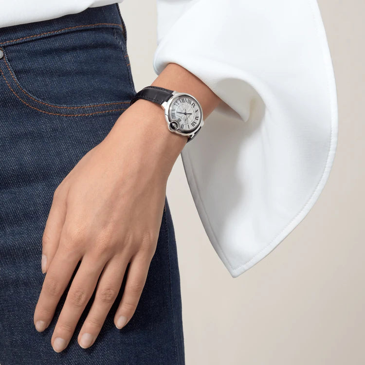 Cartier BALLON BLEU Alligator Strap 33mm