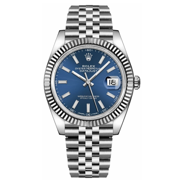 Rolex Datejust 41 Blaues Zifferblatt -0002