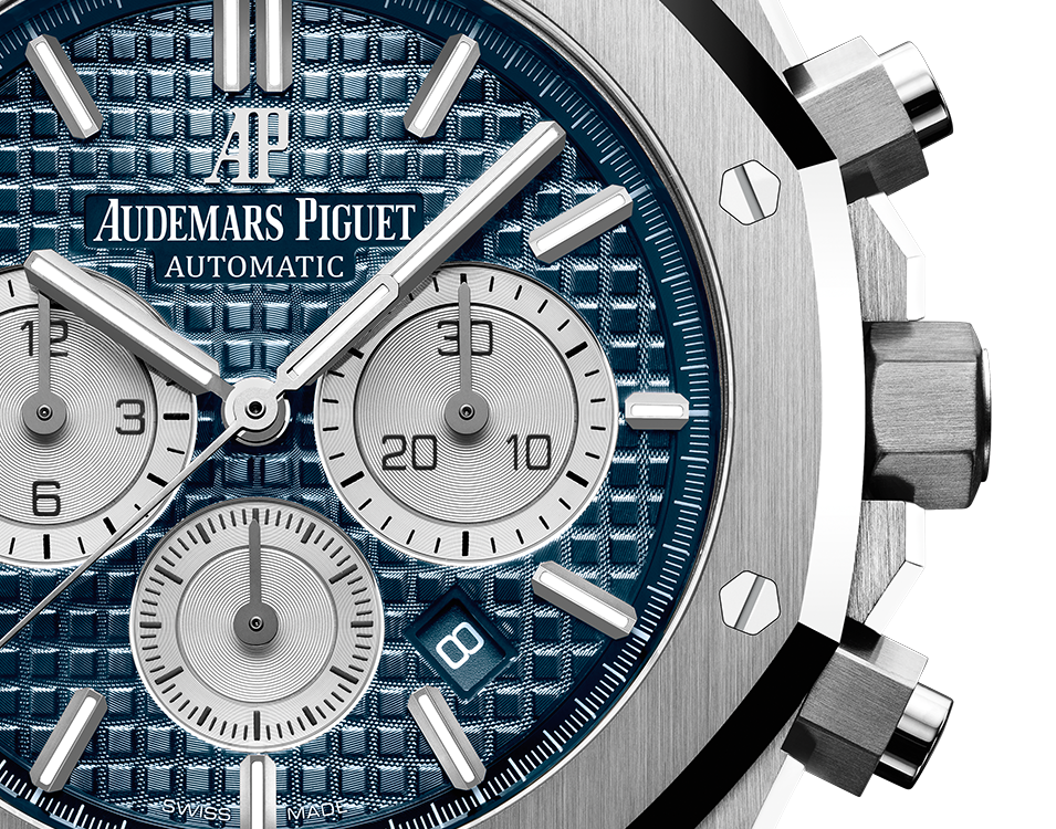 Audemars Piguet ROYAL OAK Blaues Zifferblatt CHRONOGRAPH 41mm