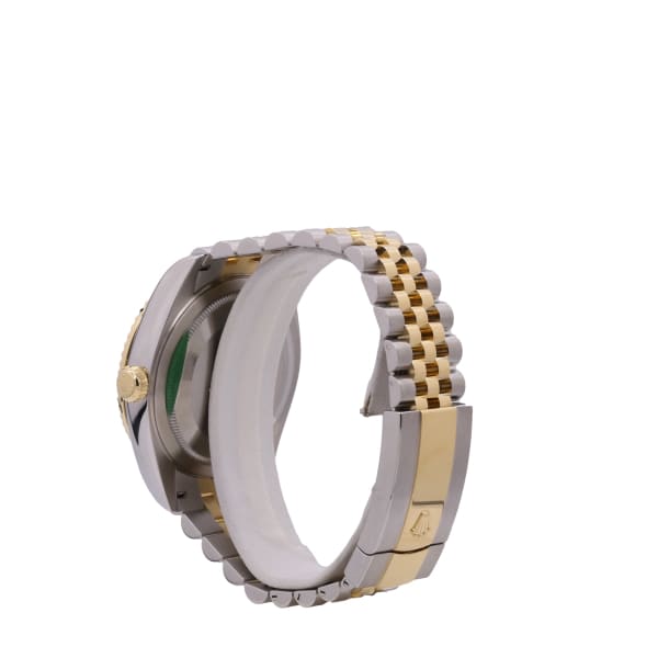 Rolex Sky-Dweller, 42mm, 18k Gelbgold, Edelstahl, Schwarzes Zifferblatt