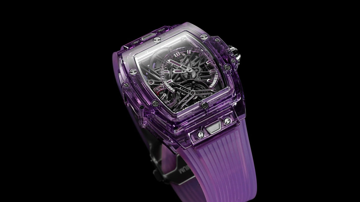 Hublot Hublot, Spirit of Big Bang Tourbillon Purple Sapphire 42mm, Limited Edition