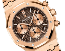 Audemars Piguet ROYAL OAK Pink Gold Brown Dial CHRONOGRAPH 41mm