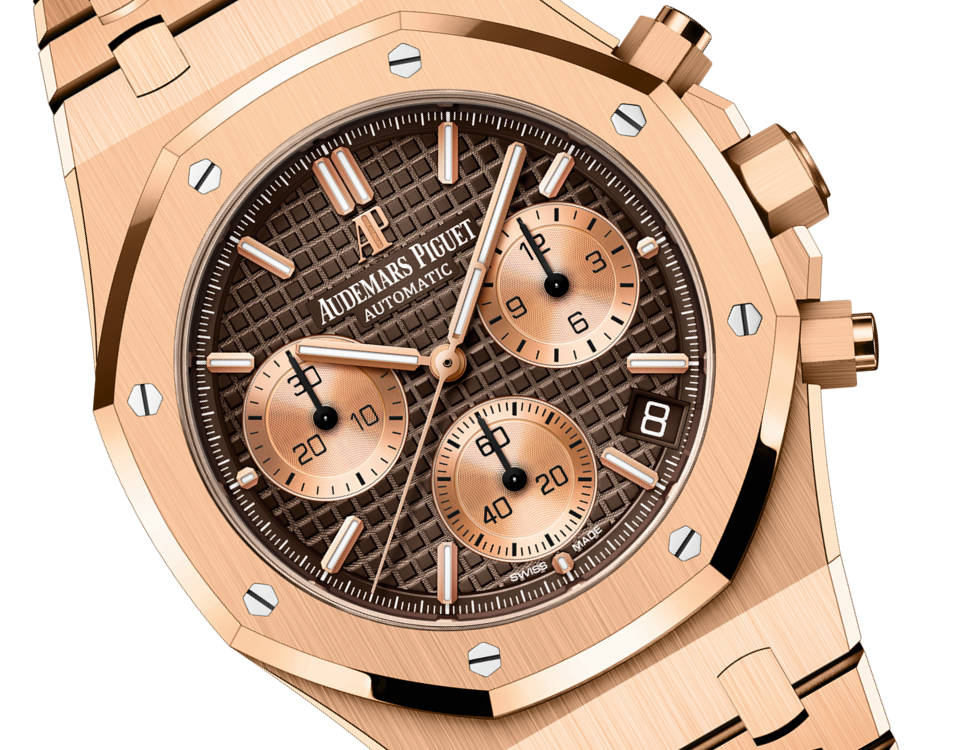 Audemars Piguet ROYAL OAK Pink Gold Brown Dial CHRONOGRAPH 41mm