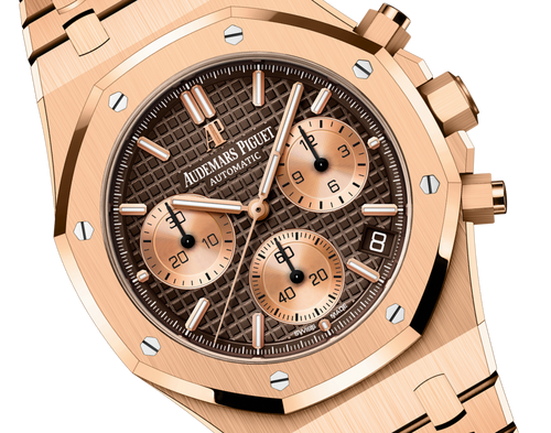 Audemars Piguet ROYAL OAK Pink Gold Brown Dial CHRONOGRAPH 41mm