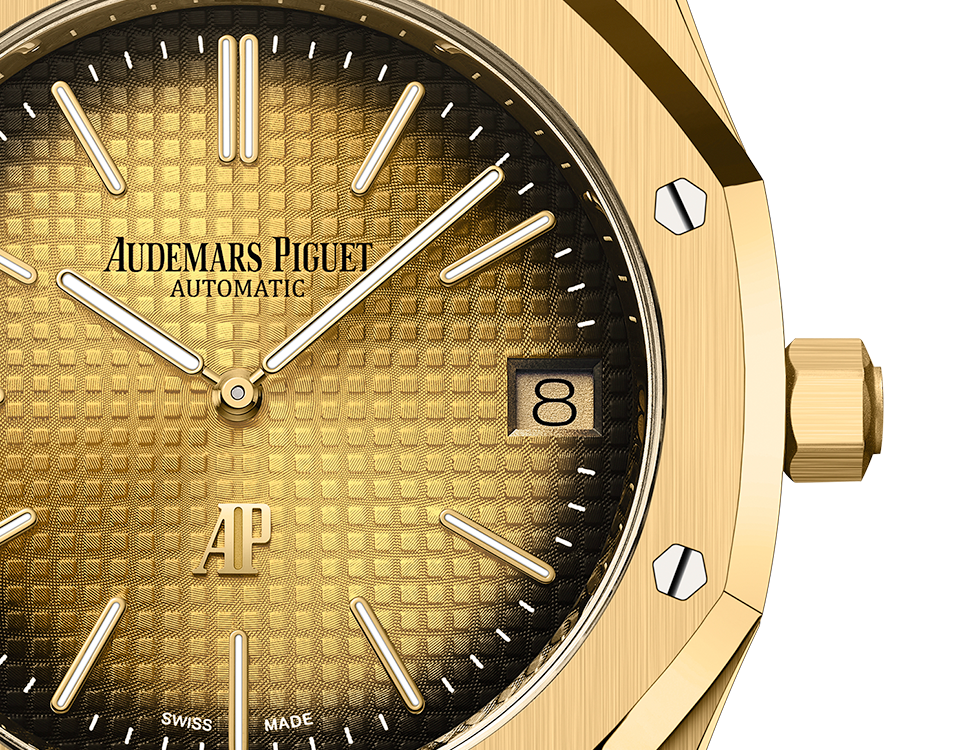 Audemars Piguet ROYAL OAK JUMBO Smoked Gelbgold-Toned Dial 39mm