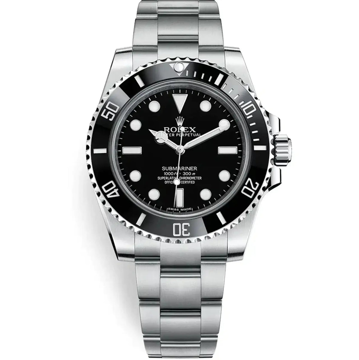 Rolex Submariner No Date Diver Schwarzes Zifferblatt 40mm -0002