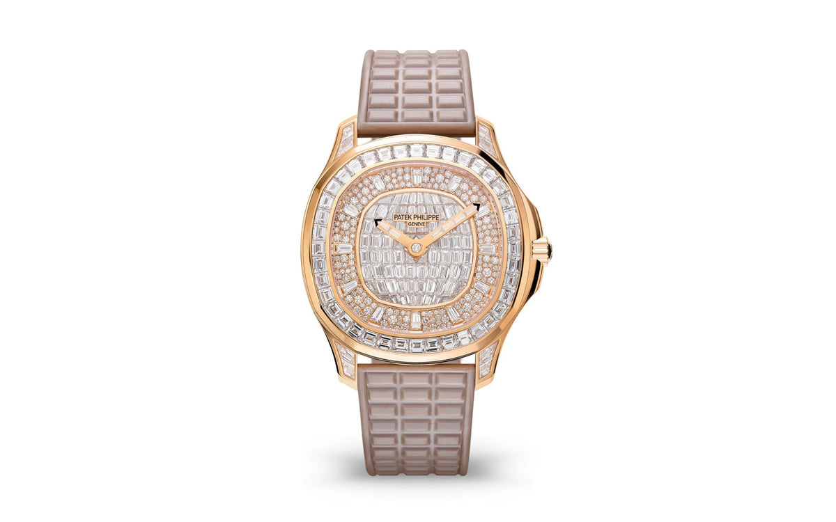 Patek Philippe Aquanaut Luce Haute Joaillerie, 18k Roségold with 313 Diamanten ~7,9ct, 38,8mm