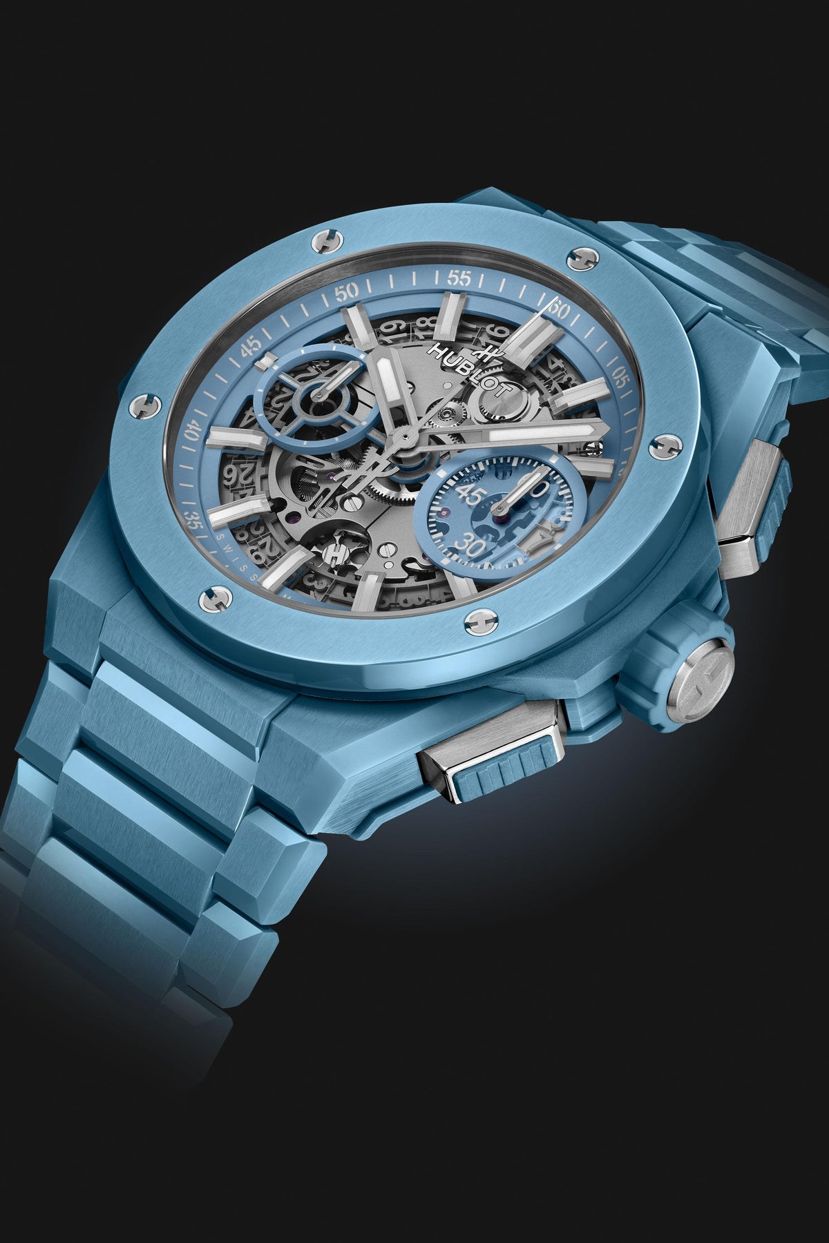 Hublot Big Bang INTEGRATED SKY BLUE Keramik