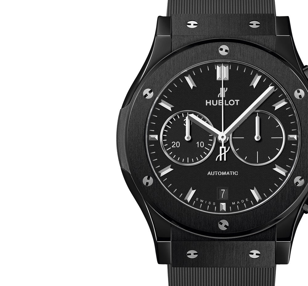 Hublot Unworn Hublot Classic Fusion Chronograph Black Magic