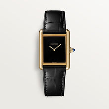 Cartier Tank Louis Cartier Large model Schwarz lacquer dial