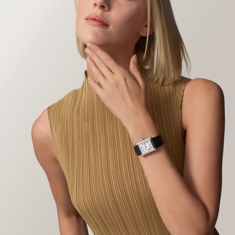 Cartier Tank Must SolarBeat™ large model silvered dial 33.7mm