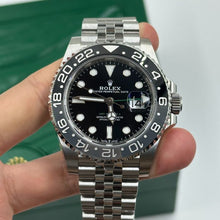 Rolex GMT Master ll Automatic Schwarzes Zifferblatt Jubilee Bracelet Edelstahl M126710GRNR-0003