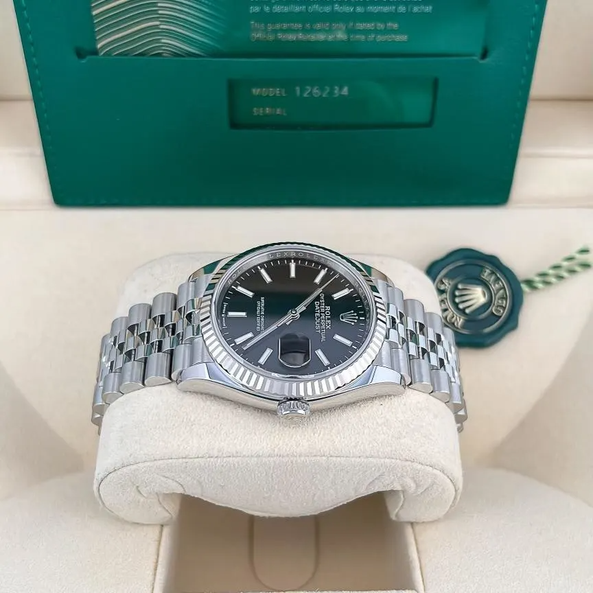 Rolex Datejust 36 Schwarzes Zifferblatt Jubilee Bracelet -0015