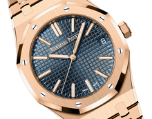 Audemars Piguet ROYAL OAK Pink Gold “Bleu nuit nuage 50” Dial 41mm