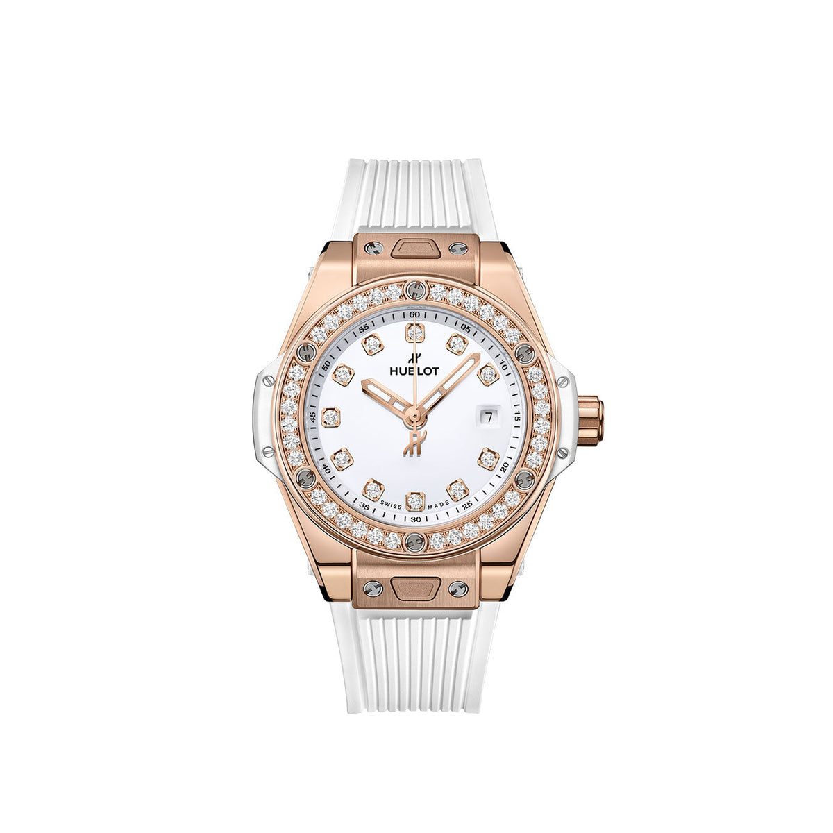 Hublot Big Bang ONE CLICK KING GOLD WHITE Diamanten