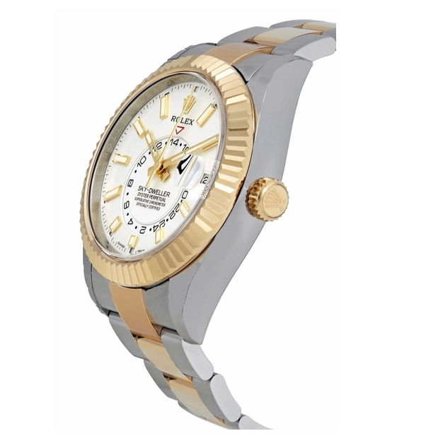 Rolex Sky-Dweller Weißes Zifferblatt -0009