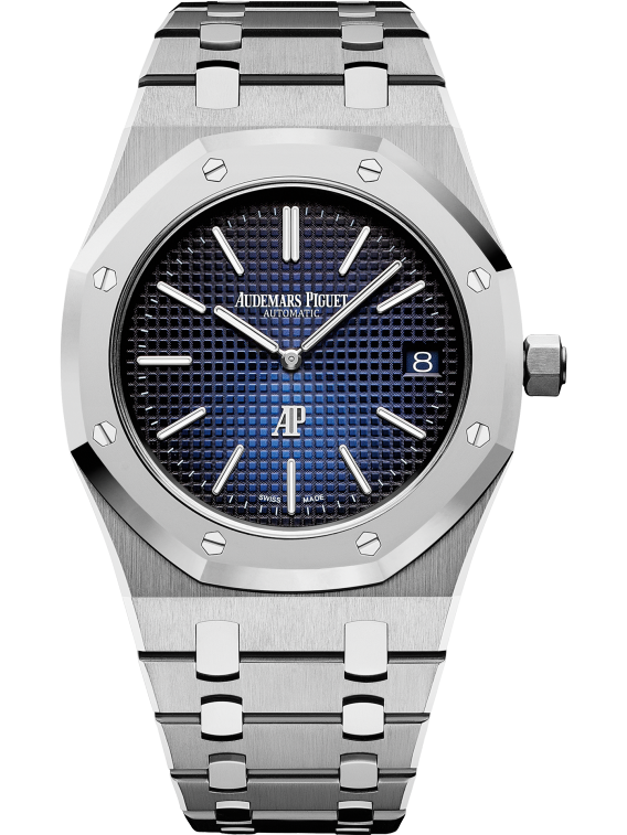 Audemars Piguet ROYAL OAK “JUMBO” Smoked Blaues Zifferblatt 39mm