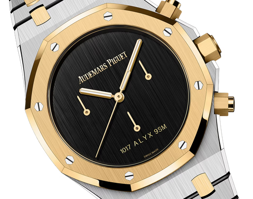 Audemars Piguet Royal Oak Schwarzes Zifferblatt Edelstahl -Bracelet