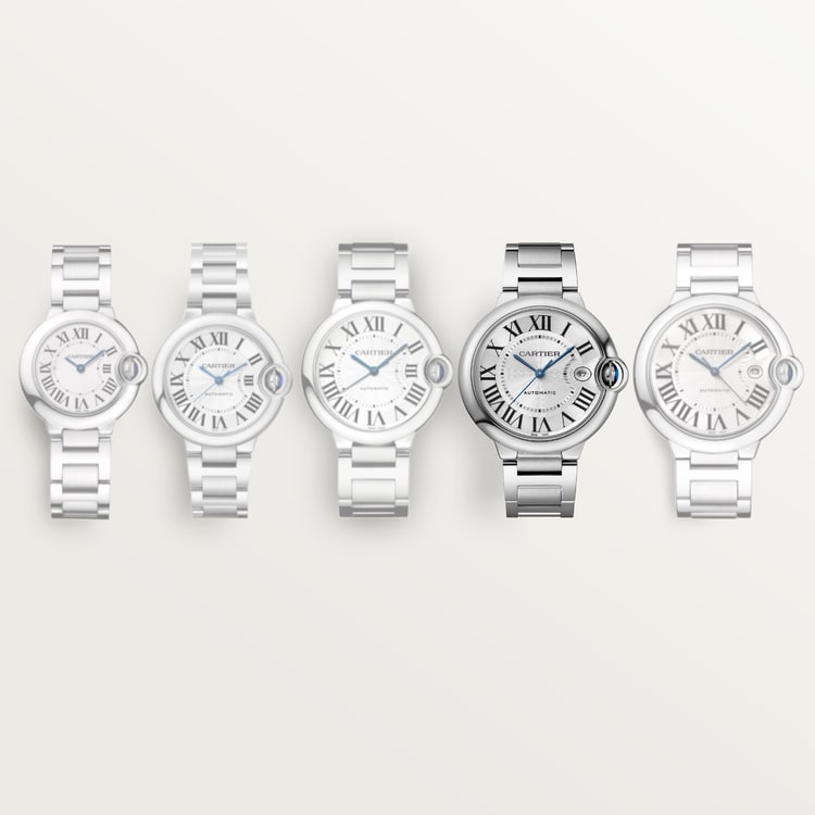 Cartier Ballon Bleu de Cartier Silvered guilloché dial 40 mm